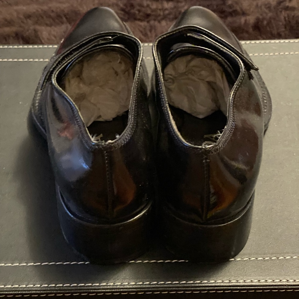 Prada Black Leather Slip-On Loafers - Picture 5 of 6